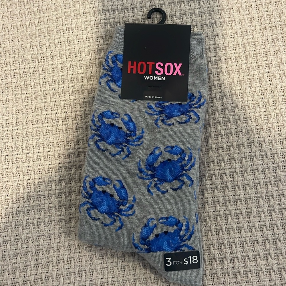 Hot Sox crab socks